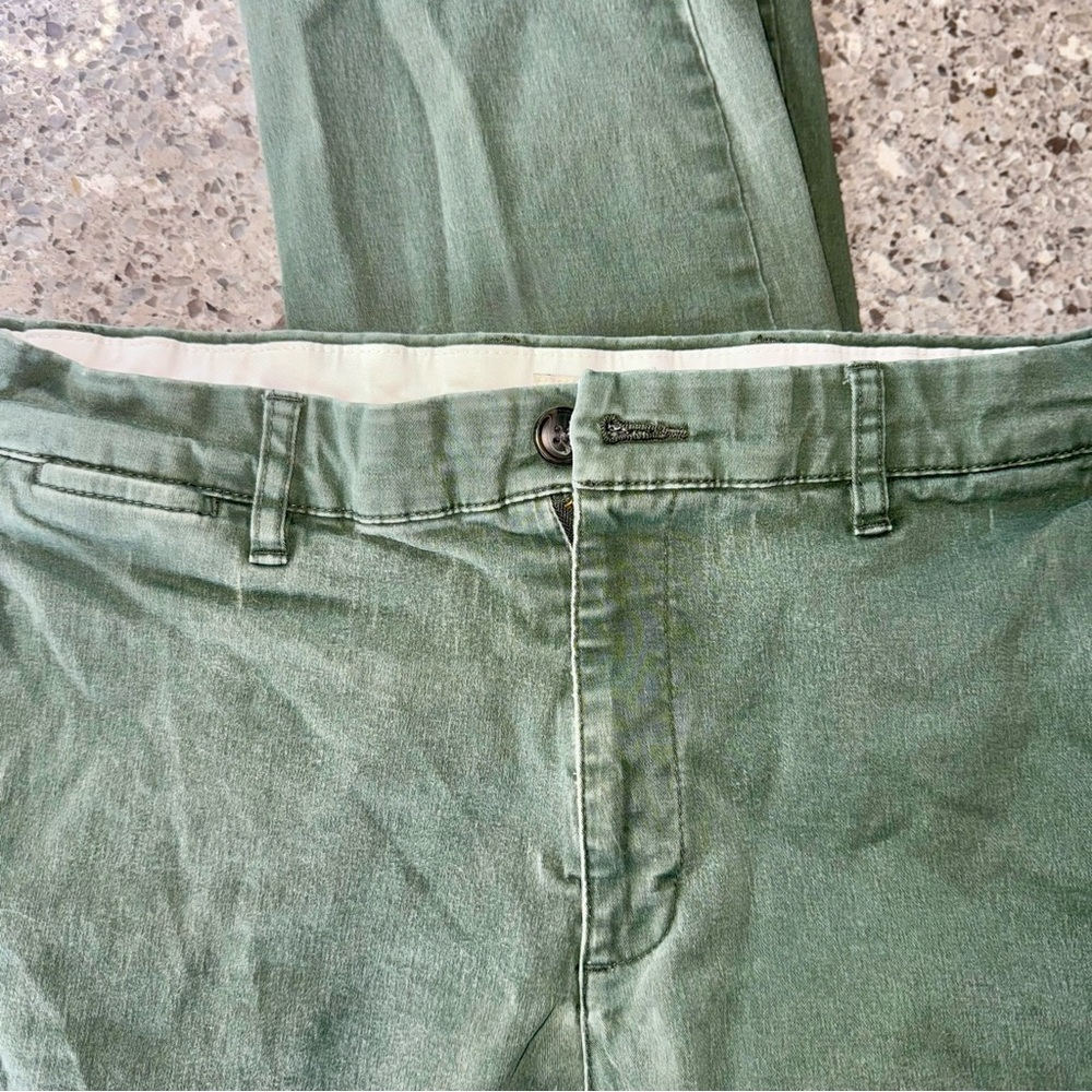 Good Threads Men's Athletic-Fit Washed Comfort Stretch Chino Pant -32X30  OLVGRN - Picture 4 of 9